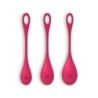 Zestaw 3 Kulek Kegla Yoni Power 1 Satisfyer Czerwone