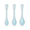3 Kegelio kamuoliukų rinkinys Yoni Power 2 Satisfyer mėlyni
