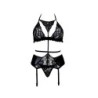 Ensemble De 3 Pièces Alanis Noir Beauty Night Fashion 36-38 S/M