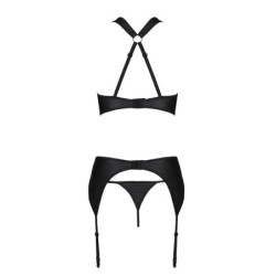 Súprava 3 kusov Amanda Čierna Assion 40-42 L/XL