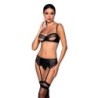 Astrida Zwarte Passie 3-delige Set 36-38 S/M