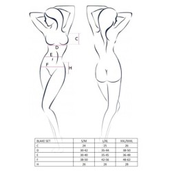 Ensemble De 3 Pièces Blake Noir Passion 40-42 L/XL