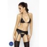 3-delat Capri Set Svart Passion 36-38 S/M