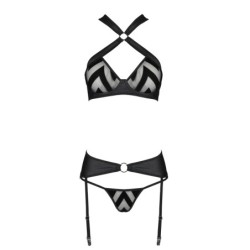 Set di 3 Pezzi Hima Nero Passion 40-42 L/XL