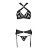 3-delige Hima Set Zwart Passion 40-42 L/XL
