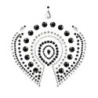 Bijoux - Indiscrets Flamboyant Melns & Sudrabs