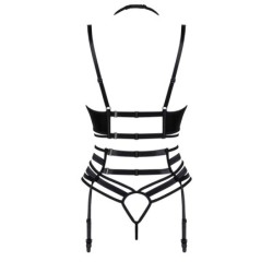 3-częściowy Zestaw Joanna Czarny Beauty Night Fashion 40-42 L/XL