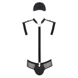 Set di 3 Pezzi John Nero Passion 36-38 S/M