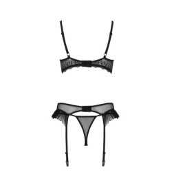 Černá sada 3 kusů Kerria Eco Collection Passion 36-38 S/M