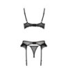 Crni Kerria Eco Collection Passion set od 3 komada 36-38 S/M