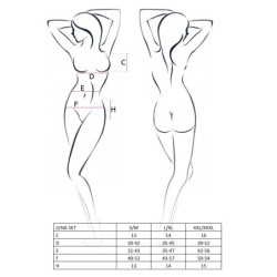 3-osaline komplekt Lena Vermelho Passion 44-46 XXL/3XL