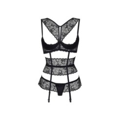 Conjunto De 3 Piezas Lillie Negro Beauty Night Fashion 36-38 S/M