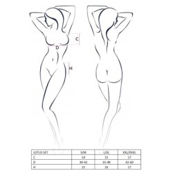 3-teiliges Lotus Beige Passion Set 44-46 XXL/3XL