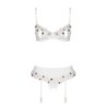3-teiliges Lovelia Set Weiß Passion 40-42 L/XL
