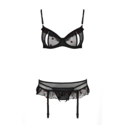 Set de 3 Piese Lovelia Negru Passion 40-42 L/XL