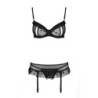 Set de 3 Piese Lovelia Negru Passion 40-42 L/XL
