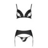 Σετ 3 Τεμαχίων Miley Negro Passion 40-42 L/XL