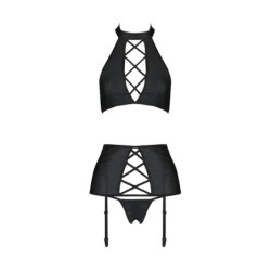 Set di 3 Pezzi Nancy Nero Passion 40-42 L/XL