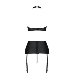 Set di 3 Pezzi Nancy Nero Passion 36-38 S/M