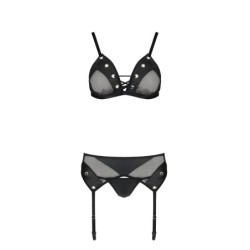 Ensemble De 3 Pièces Nessy Noir Passion 36-38 S/M