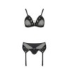 Ensemble De 3 Pièces Nessy Noir Passion 36-38 S/M