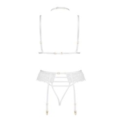 3-teiliges Set Noemi Weiß Beauty Night Fashion 36-38 S/M