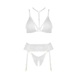 Conjunto De 3 Peças Noemi Branco Beauty Night Fashion 40-42 L/XL