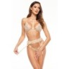 Conjunto De 3 Peças Noemi Nude Beauty Night Fashion 36-38 S/M
