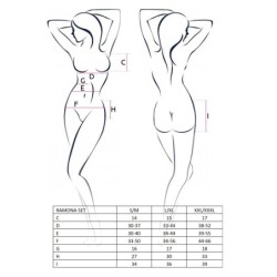 Ramona fekete Passion 2 részes szett 44-46 XXL/3XL