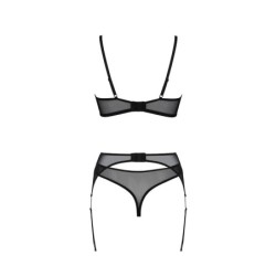 3-delt Selaginella Sort Eco Collection Passion sæt 40-42 L/XL