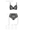 3-delt Selaginella Sort Eco Collection Passion sæt 40-42 L/XL