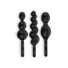 Комплект от 3 анални тапи Booty Call Satisfyer черни