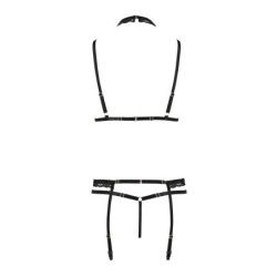 Ensemble De 4 Pièces Shelly Noir Devil Collection Passion 40-42 L/XL