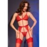 Set od 4 dijela Cr-4713 Crveni Chilirose 40 L