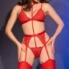 4-teiliges Set Cr-4713 Rot Chilirose 42 XL