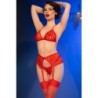 Set di 4 Pezzi Cr-4848 Rosso Chilirose 38 M