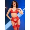 Conjunto De 4 Piezas Cr-4848 Rojo Chilirose 40 L