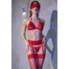 Set 5 Pezzi Cr-4467 Rosso Chilirose 40-42 L/XL