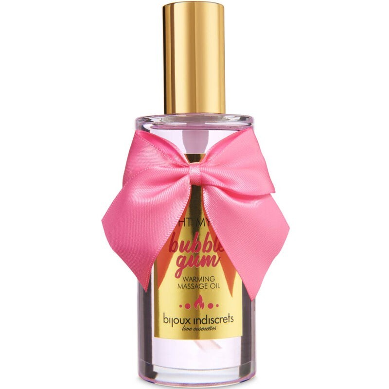 Bijoux - Indiscrets Light My Fire Oli de Massatge Efecte Calor Sabor Xiclet