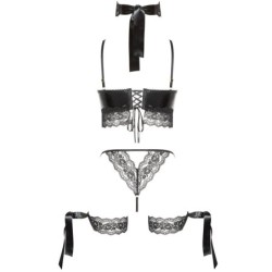 Shaquila crni set od 5 komada Beauty Night Fashion 36-38 S/M