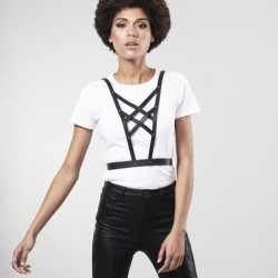 Bijoux - Indiscrets Maze Ham Cruce cu Decolteu Negru