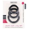 Ensemble D'anneaux Péniens Ronds Cock Rings Set Noirs