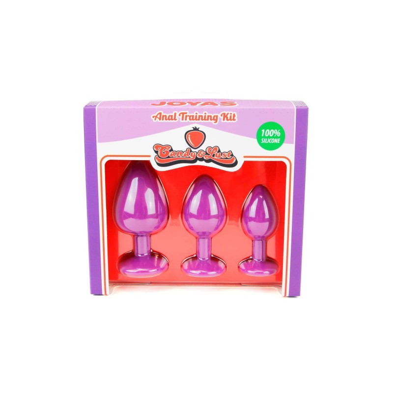 Σετ Κοσμημάτων Εκπαίδευσης Πρωκτού Μωβ Candy Lust Σετ Κοσμημάτων Εκπαίδευσης Πρωκτού Μωβ Candy Lust