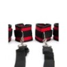 Argus Fetish Bed Restraint Set Zwart En Rood Argus Toys