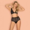 Klarita Obsessive Black Set 40-42 L/XL