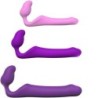 Queens Strap-On Flexível Rosa Tamanho S