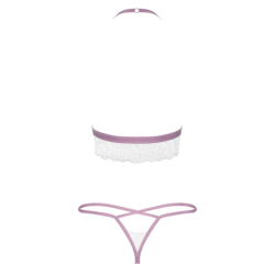 Komplet Lilyanne Obsessive Biały 36-38 S/M