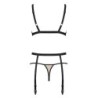Nudelia Obsessive Sort sæt 40-42 L/XL
