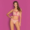 Nudelia Obsessive Ružičasti Set 40-42 L/XL