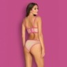 Nudelia Obsessive Ružičasti Set 40-42 L/XL